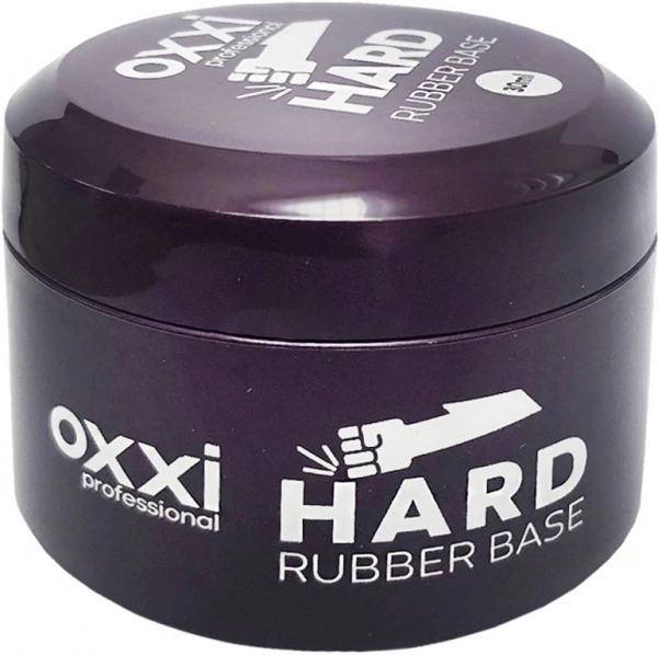 фото Каучукова база для нігтів OXXI Hard Rubber Base #OX-BaseH30  • 30 мл 0