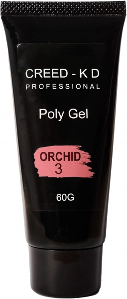 фото Полігель для нарощування нігтів Poly Gel CREED-KD #ORCHID3  • 60 мл • ліловий 0