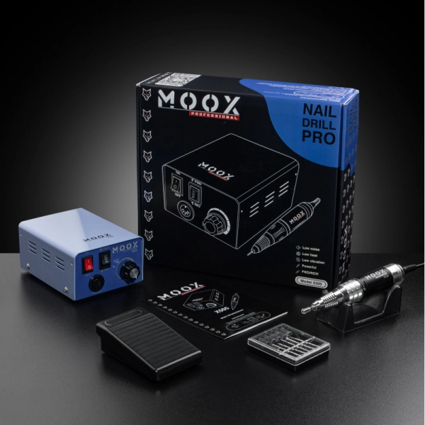 фото Фрезер для манікюру Moox X505 на 50т об/хв #X505BL  • світло-синій • 70 вт 1