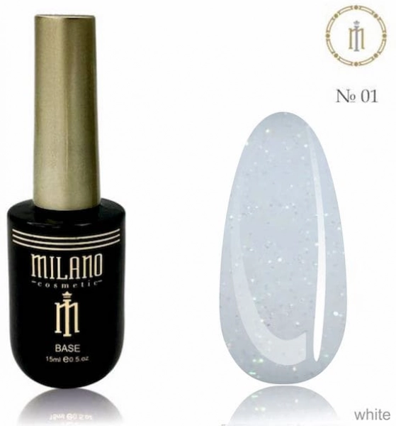 фото Полігель для нігтів Milano Polygel Liquid Shimmer #01  • 15 мл 0