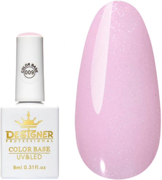 фото Базовое покрытие Designer Professional Color Base 9 мл #009  • 9 мл • фіалковий 0