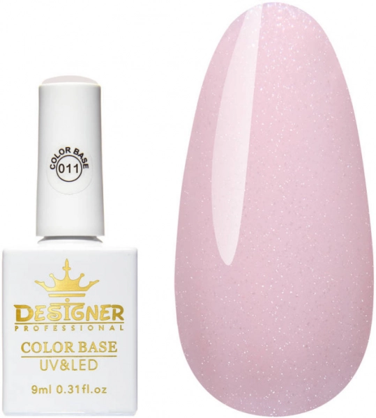 фото Базовое покрытие Designer Professional Color Base 9 мл #011  • 9 мл • фіалковий 0