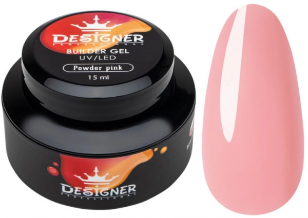 фото Моделюючий гель Designer Professional #Powder Pink №3  • 15 мл • рожевий 0