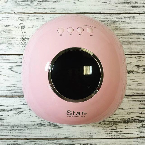 фото LED/UV Лампа Star 5 72 Вт  рожевий 1