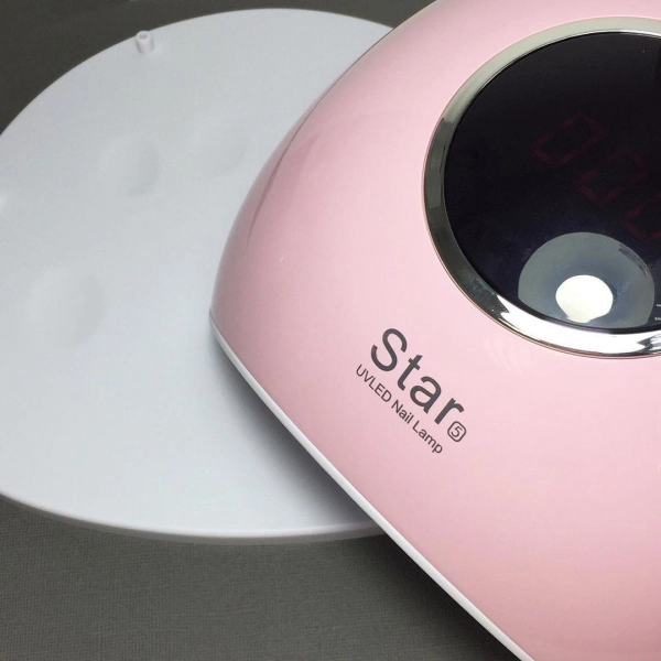фото LED/UV Лампа Star 5 72 Вт  рожевий 2