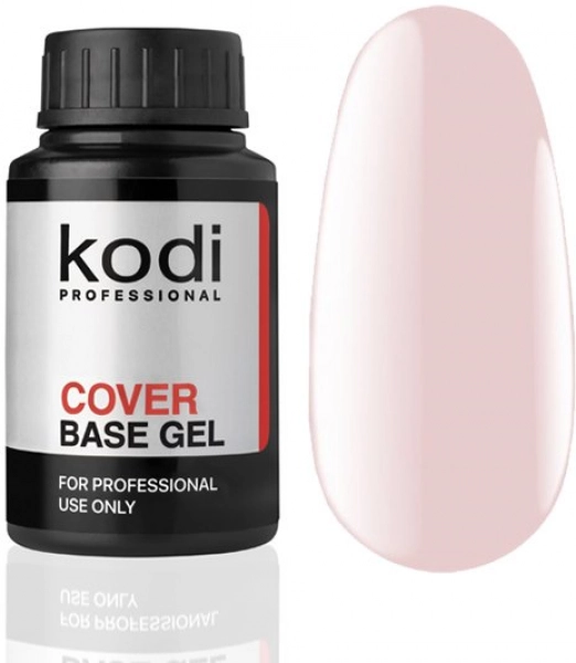 фото Камуфлююче базове покриття Cover Base Gel Kodi Professional #07  • блідо рожевий • 30 мл 0