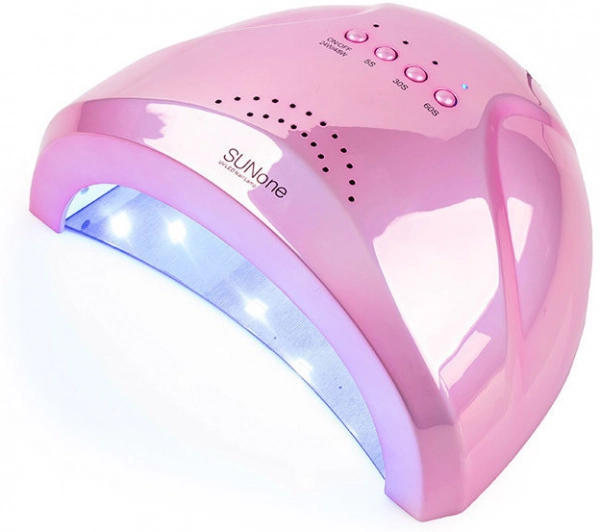 фото Лампа для манікюру SUN One UV/LED #ONE48P  • рожевий • 48 вт 1