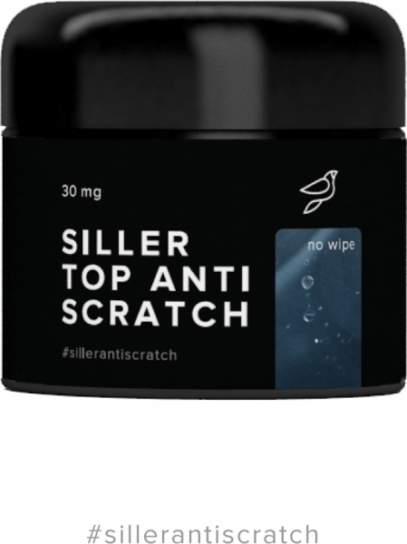 фото Топове покриття Siller Top ANTI-SCRATCH No Wipe  30 мл • без липкого шару 0