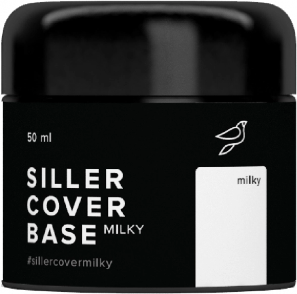 фото Молочне камуфлююче базове покриття Siller Cover Base Milky  50 мл • молочний 0