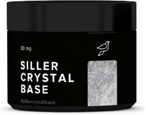 фото Базове покриття із кристалічним шиммером Siller Crystal Base  30 мл 0