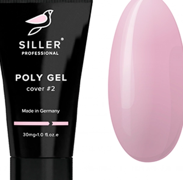 фото Моделюючий полігель Siller Cover Poly Gel #2  • 30 мл • блідо рожевий 0