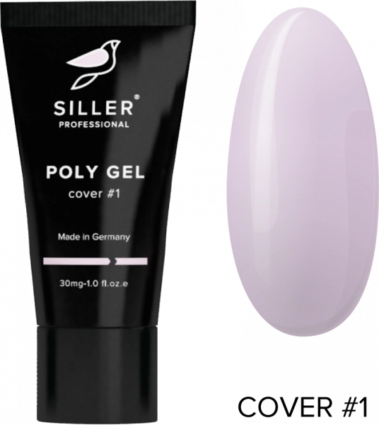 фото Моделюючий полігель Siller Cover Poly Gel #1  • 30 мл • бежевий 0