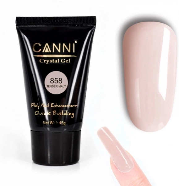 фото Конструюючий гель CANNI Crystal Gel #858  • 45 мл 0