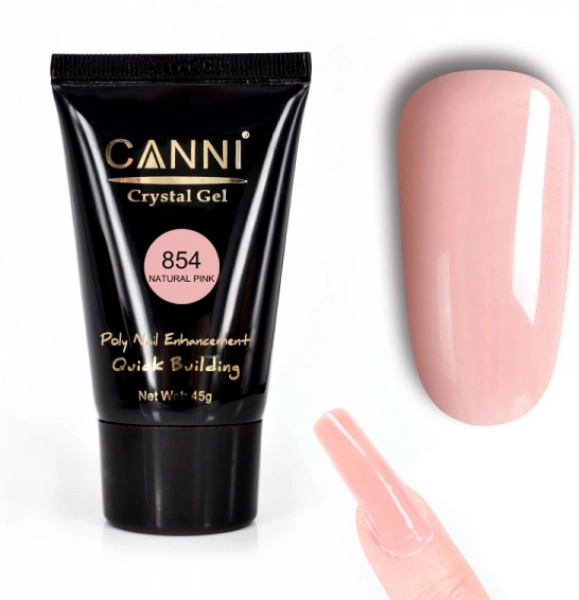 фото Конструюючий гель CANNI Crystal Gel #854  • 45 мл 0