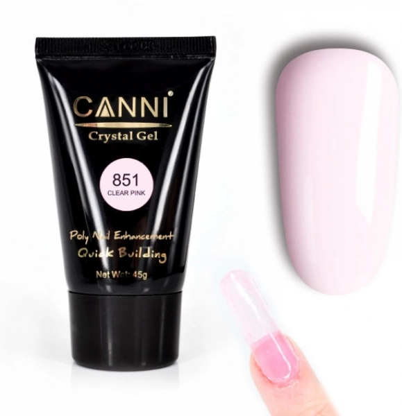 фото Конструюючий гель CANNI Crystal Gel #851  • 45 мл 0