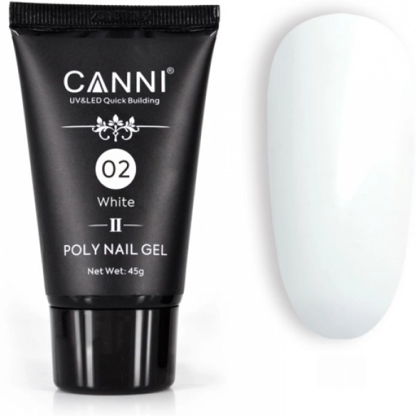 фото Полігель акрігель CANNI Poly Nail Gel #02  • 45 мл 0