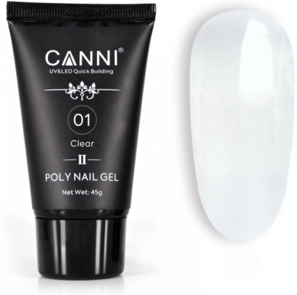 фото Полігель акрігель CANNI Poly Nail Gel #01  • 45 мл 0
