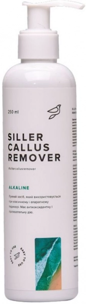 фото Лужний засіб для педикюру Callus remover Alkaline Siller  250 мл 0