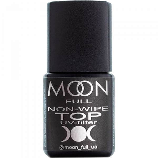 фото Светоотражающее топовое покрытие Moon Full  Top Non-Wipe UV-Filter  8 мл • без липкого слоя 0