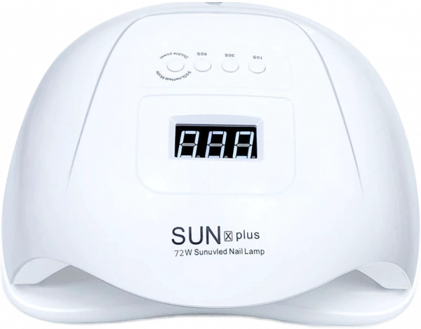 фото Профессиональная лампа для маникюра SUN X Plus #X-72W  • 72 вт • білий 0