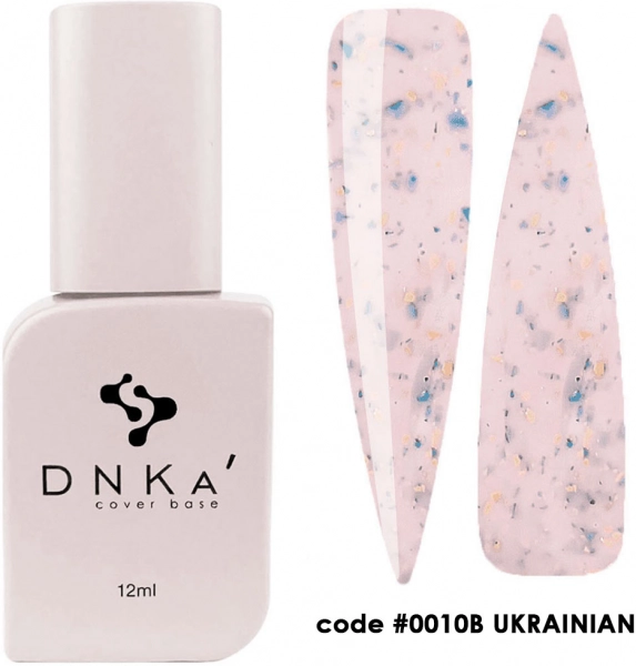 фото Камуфлююча база DNKa Cover Base #0010B  • 12 мл • блідо рожевий 0