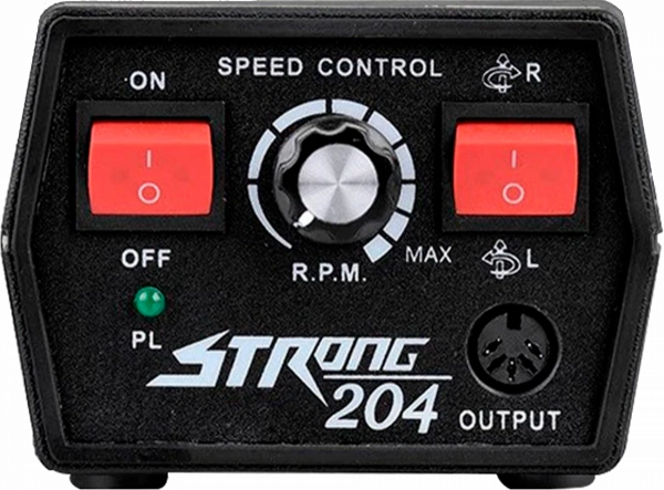 фото Фрезер для манікюру та педикюру Strong-204 65 Вт  білий • чорний • 65 вт 1