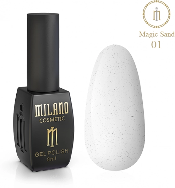 фото Гель-лак для нігтів Magic Sand Milano Cosmetic #01  • 8 мл 0