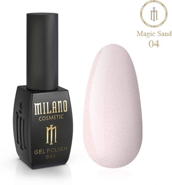 фото Гель-лак для нігтів Magic Sand Milano Cosmetic #04  • 8 мл 0