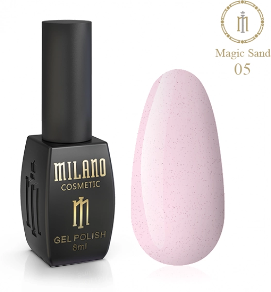 фото Гель-лак для нігтів Magic Sand Milano Cosmetic #05  • 8 мл 0