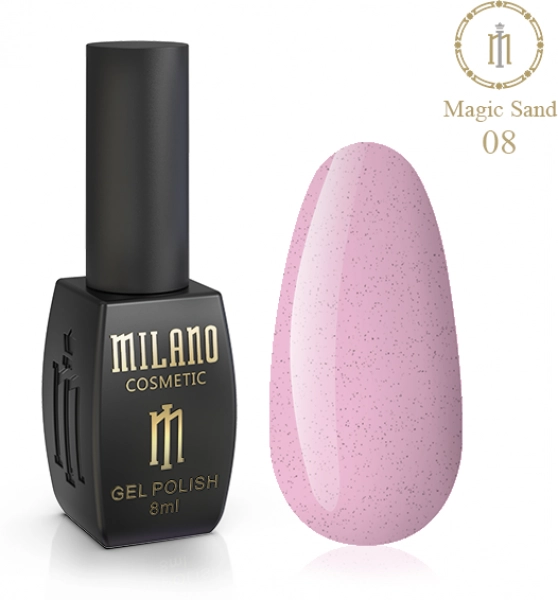 фото Гель-лак для нігтів Magic Sand Milano Cosmetic #08  • 8 мл 0