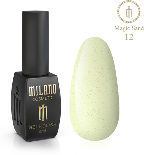 фото Гель-лак для нігтів Magic Sand Milano Cosmetic #12  • 8 мл 0