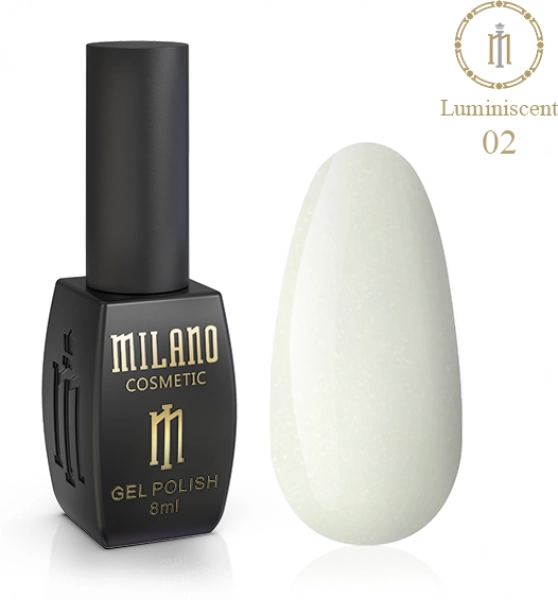 фото Гель-лак люмінесцентний для нігтів Luminescent Milano Cosmetic #02  • 8 мл 0