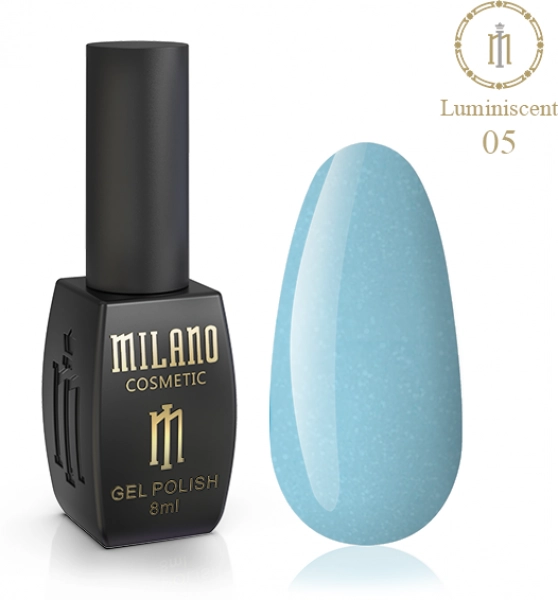 фото Гель-лак люмінесцентний для нігтів Luminescent Milano Cosmetic #05  • 8 мл 0