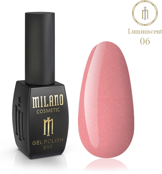 фото Гель-лак люмінесцентний для нігтів Luminescent Milano Cosmetic #06  • 8 мл 0