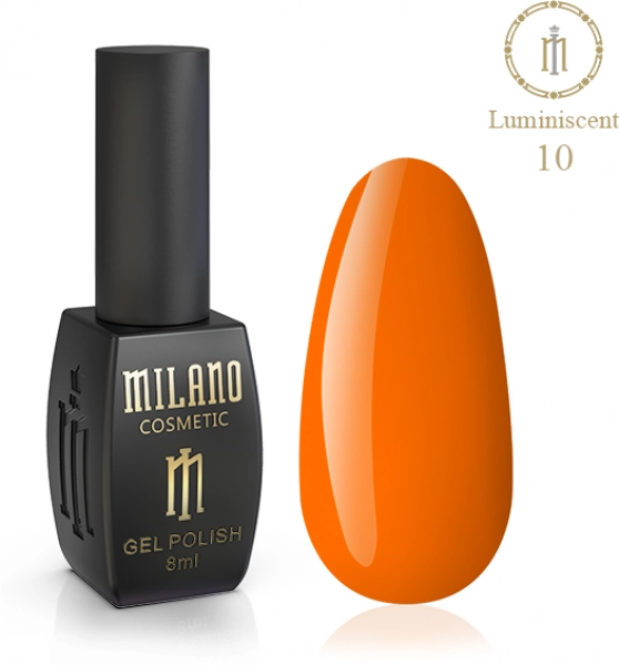 фото Гель-лак люмінесцентний для нігтів Luminescent Milano Cosmetic #10  • 8 мл 0