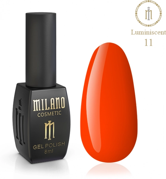 фото Гель-лак люмінесцентний для нігтів Luminescent Milano Cosmetic #11  • 8 мл 0