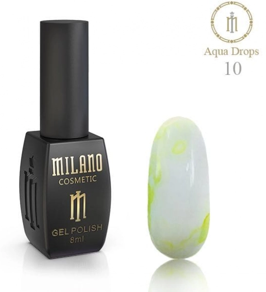 фото Гель-лак для нігтів акварельні краплі Neon Aqua Drops Milano Cosmetic #10  • 8 мл 0