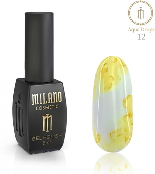 фото Гель-лак для нігтів акварельні краплі Neon Aqua Drops Milano Cosmetic #12  • 8 мл 0