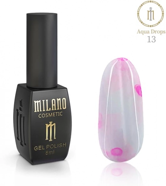 фото Гель-лак для нігтів акварельні краплі Neon Aqua Drops Milano Cosmetic #13  • 8 мл 0