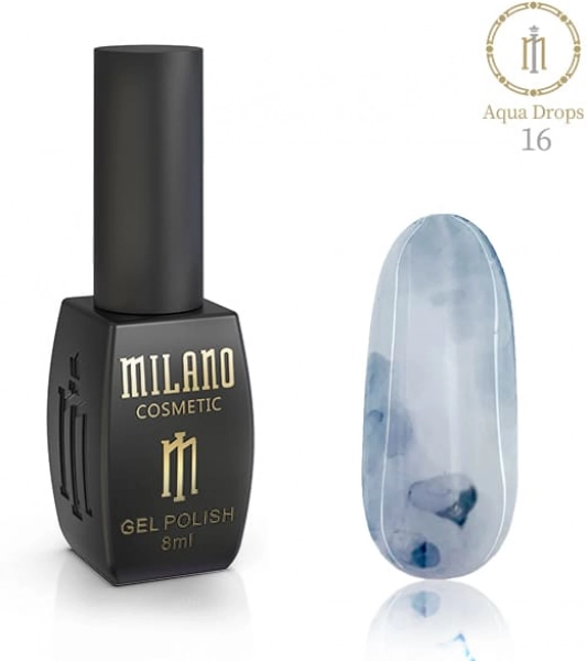 фото Гель-лак для нігтів акварельні краплі Neon Aqua Drops Milano Cosmetic #16  • 8 мл 0