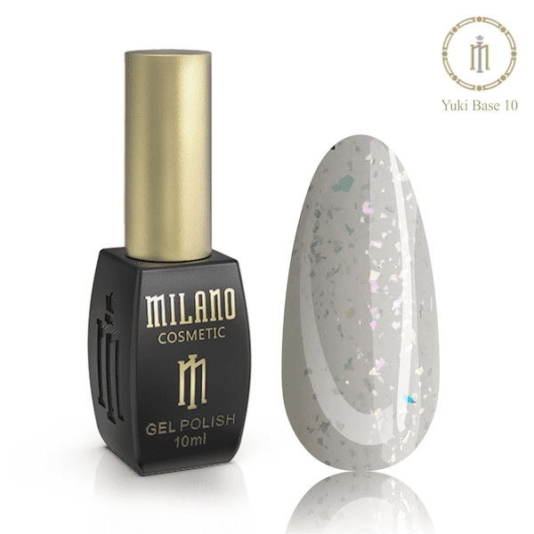 фото Базове покриття для нігтів Yuki Base Milano Cosmetic #10   • 10 мл 0