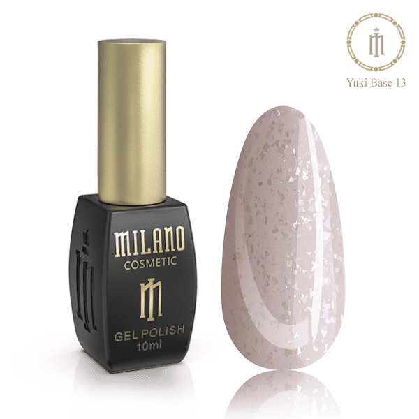 фото Базове покриття для нігтів Yuki Base Milano Cosmetic #13   • 10 мл 0