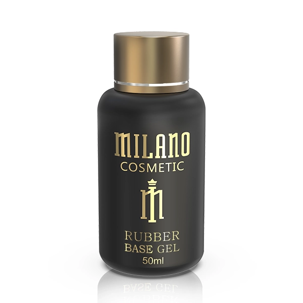 фото Каучукове базове покриття для нігтів Rubber Base Milano Cosmetic  50 мл • прозорий 0