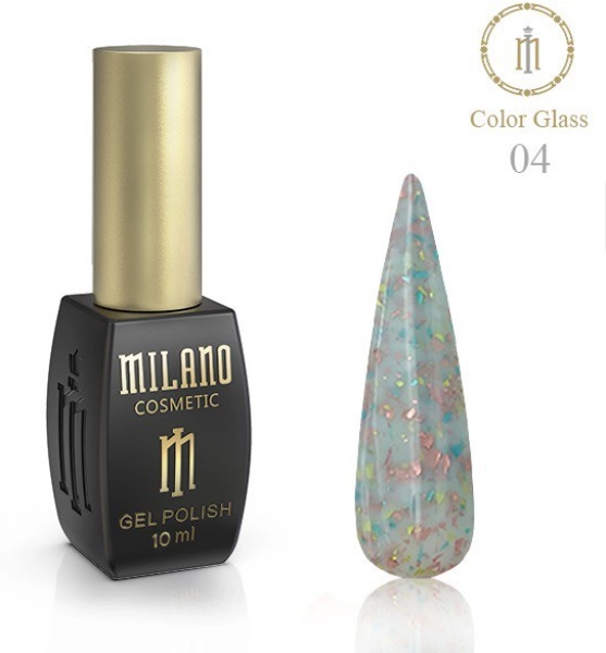 фото Базовое покрытие для ногтей Color Glass Milano Cosmetic #04  • 10 мл 0