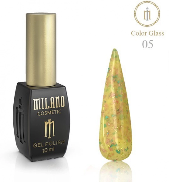 фото Базове покриття для нігтів Color Glass Milano Cosmetic #05  • 10 мл 0