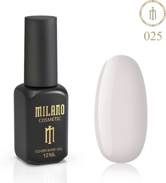 фото Базове покриття для нігтів Cover Base Gel Milano Cosmetic #25  • 12 мл 0