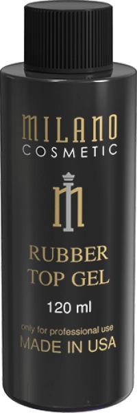 фото Каучукове топове покриття для нігтів Rubber Top Milano Cosmetic  120 мл • з липким шаром 0