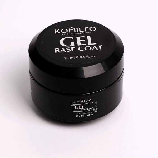 фото Гелеве базове покриття для нігтів Komilfo Gel Base Coat  15 мл 2