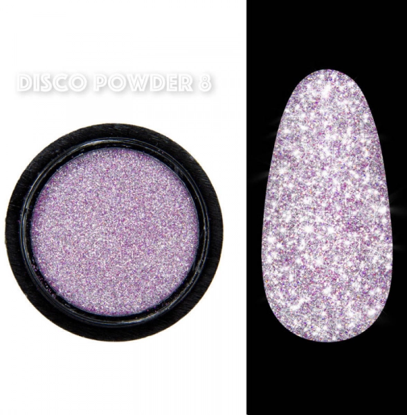 фото Світловідбивна втирка для нігтів Designer Professional Disco Powder #8 0