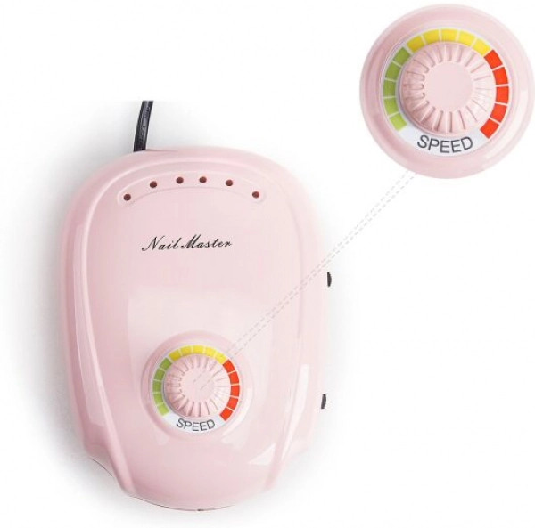 фото Фрезер Nail Master JMD 303 для манікюру та педикюру 60 Вт 35000 об/хв  рожевий 2